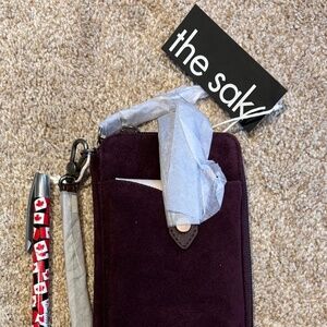 Plum Suede The Sak wristlet